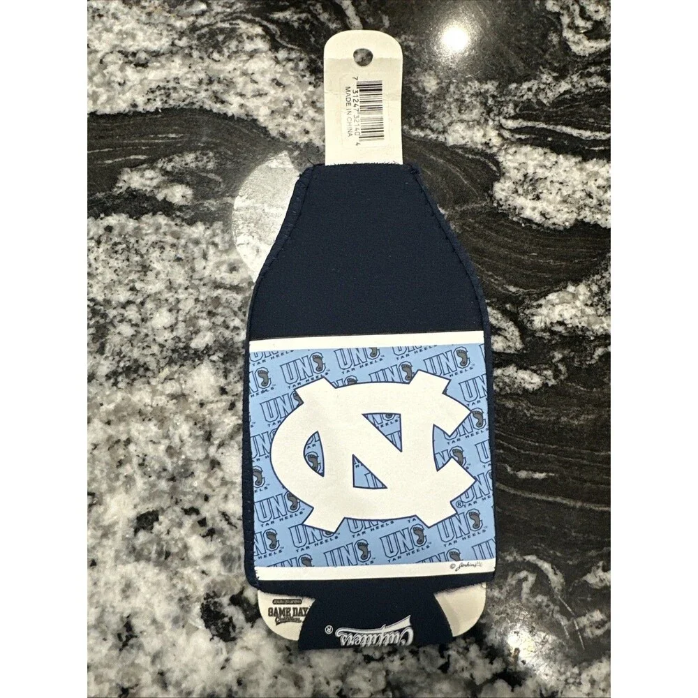 UNC Carolina Tarheels Game Day Outfitters Bottle Coolie Licensed New